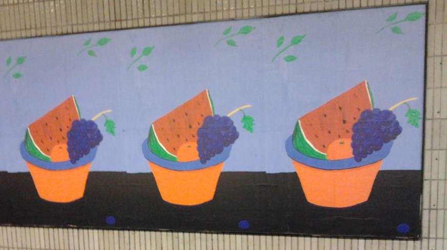 Musik och godis på tunnelbanan