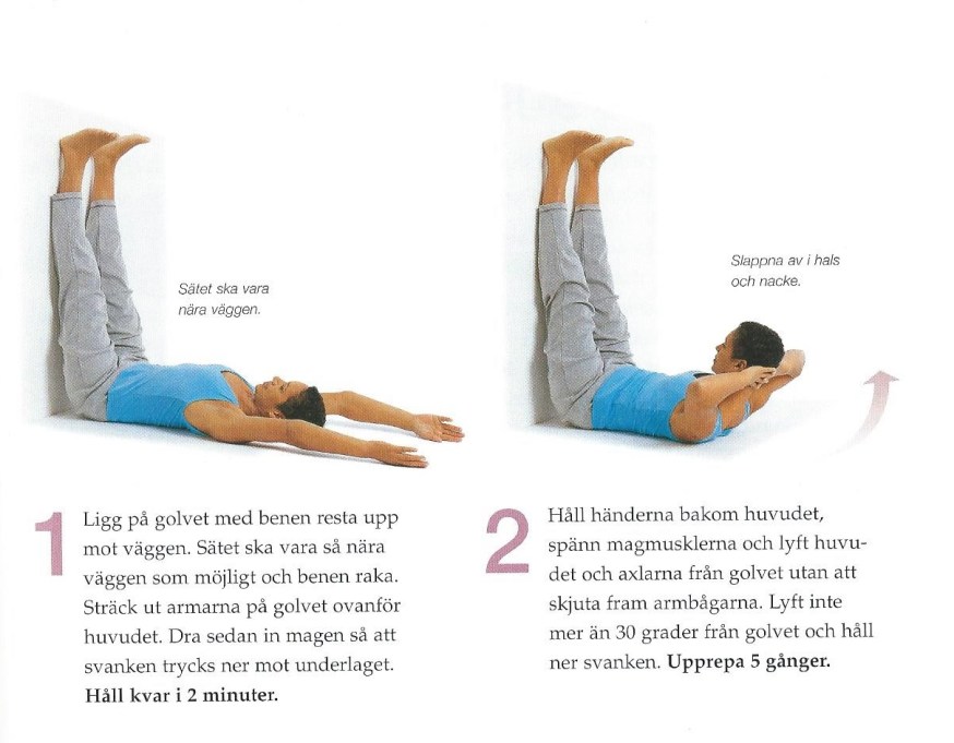 Kramplyft bra för både rygg och mage