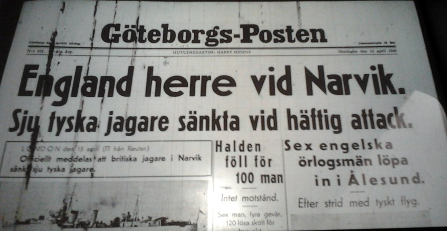 Göteborg söndagen den 14 april 1940