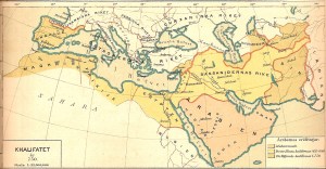 Kalifatet_år_750_historisk_karta